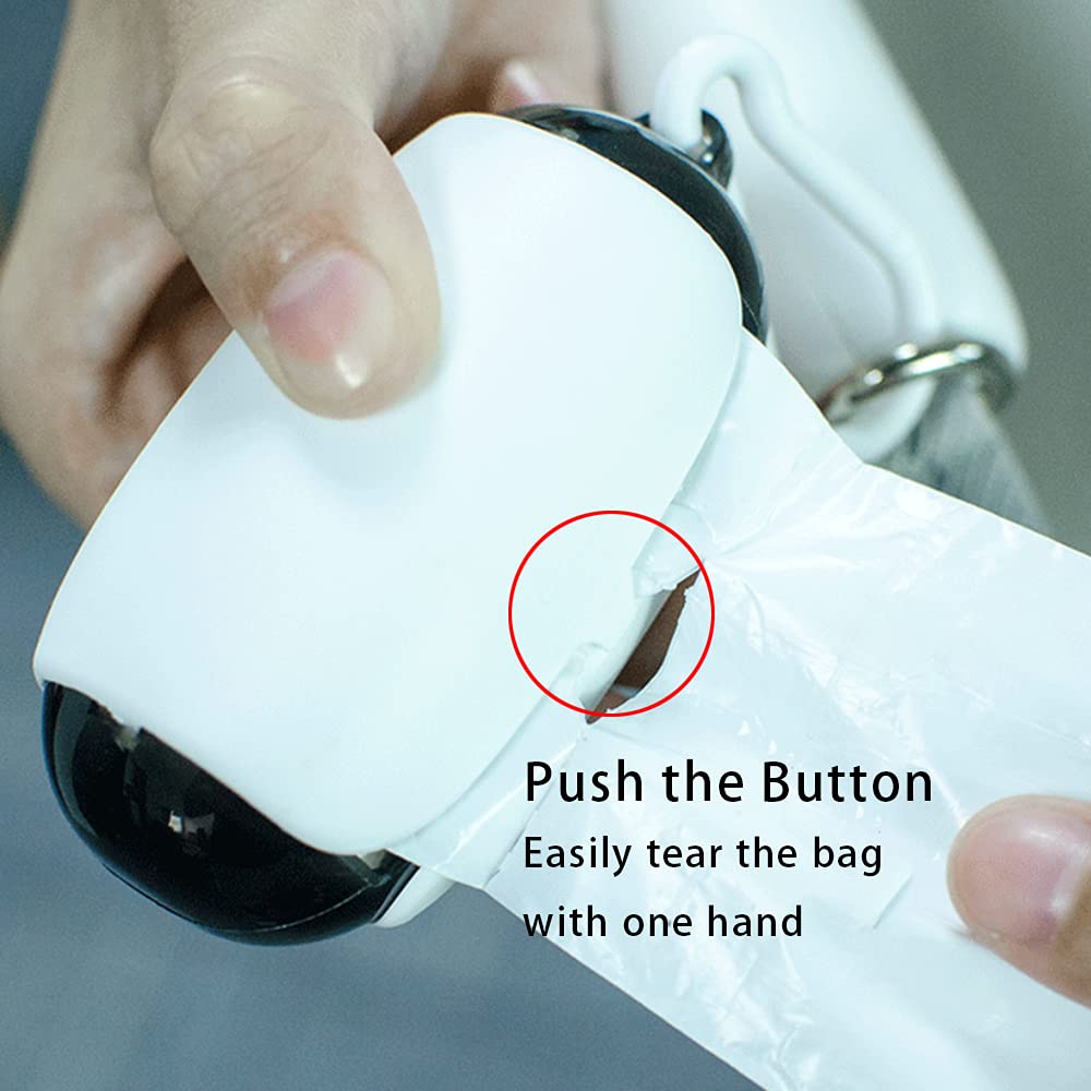 Hands-Free Space Capsule Waste Bag Dispenser for Walks
