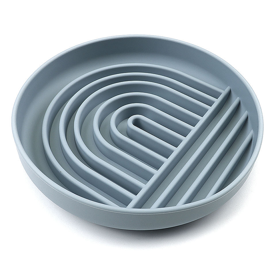 Aesthetic Slow Feeder Dog Bowl | Minimalist Anti-Bloat Bowl for Dogs & Cats | 3 Colours