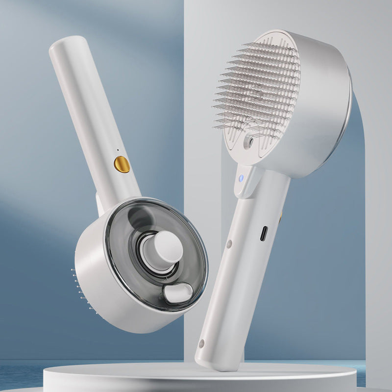 The HydraGroom Pro™: Ultrasonic Mist & UV Sanitizing Wand