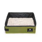 Portable Travel Cat Litter Box | Foldable & Waterproof | For Trips, Camping & On-the-Go
