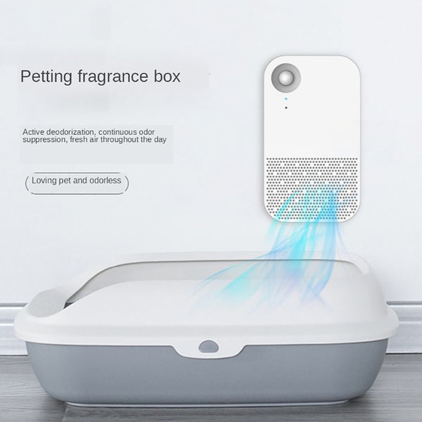 Litter Box Odor Eliminator | Electronic Cat Litter Deodoriser | Chemical & Fragrance Free