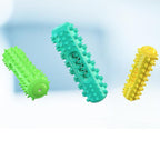 Dog Dental Chew Toy | Teeth Cleaning Squeaky Rubber Toy for Puppies & Dogs