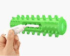 Dog Dental Chew Toy | Teeth Cleaning Squeaky Rubber Toy for Puppies & Dogs