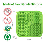 Slow Feed Lick Mat for Dogs & Cats | Calming Silicone Licking Pad with Suction Cups