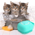 The AquaPaw Spa Scrubber: 2-in-1 Shampoo Dispenser & Massage Brush