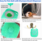 The AquaPaw Spa Scrubber: 2-in-1 Shampoo Dispenser & Massage Brush