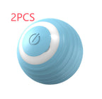 Automatic Cat Ball Toy | Self-Rolling Rechargeable Interactive Ball for Cats | Blue & Pink