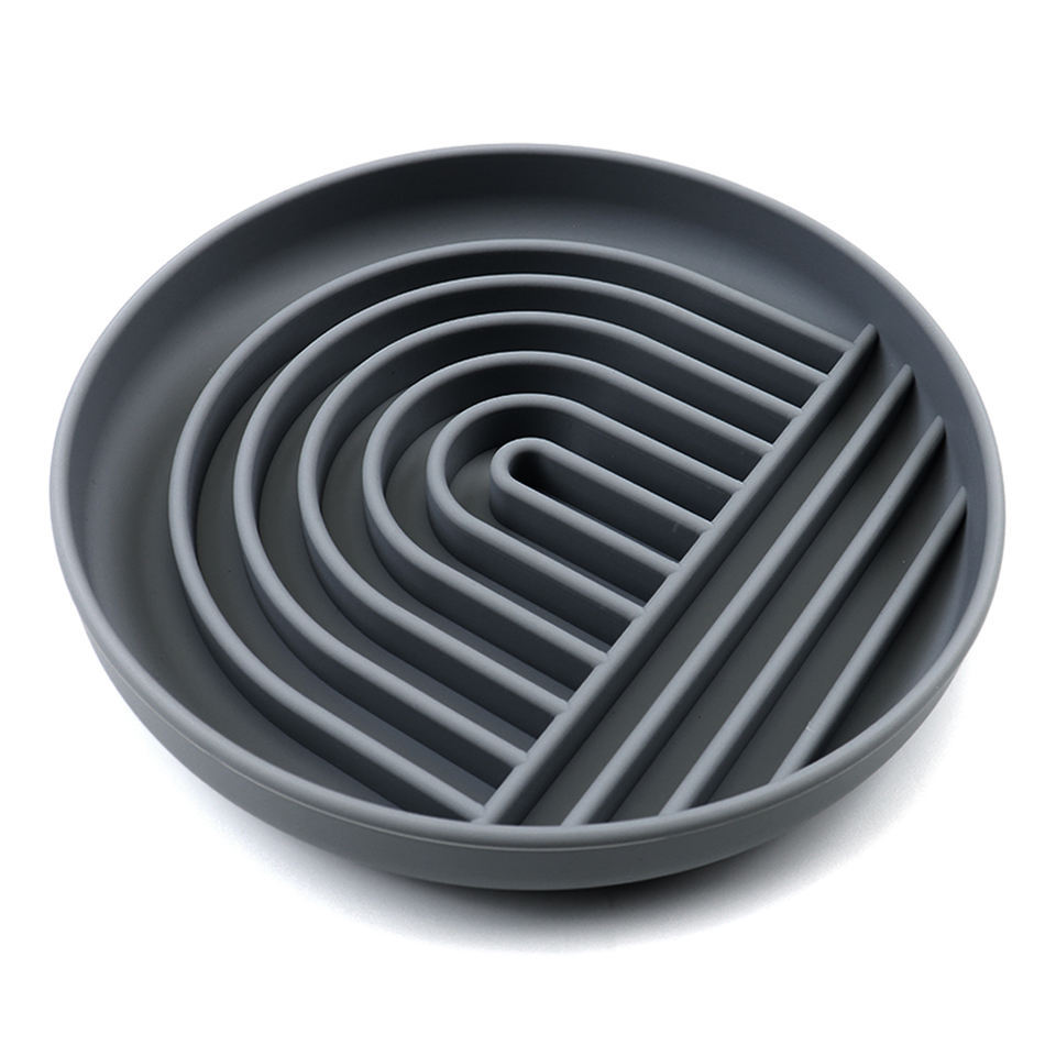 Aesthetic Slow Feeder Dog Bowl | Minimalist Anti-Bloat Bowl for Dogs & Cats | 3 Colours