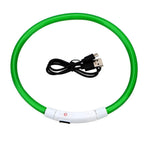 LED Dog Collar | Rechargeable Light Up Safety Collar for Night Walks