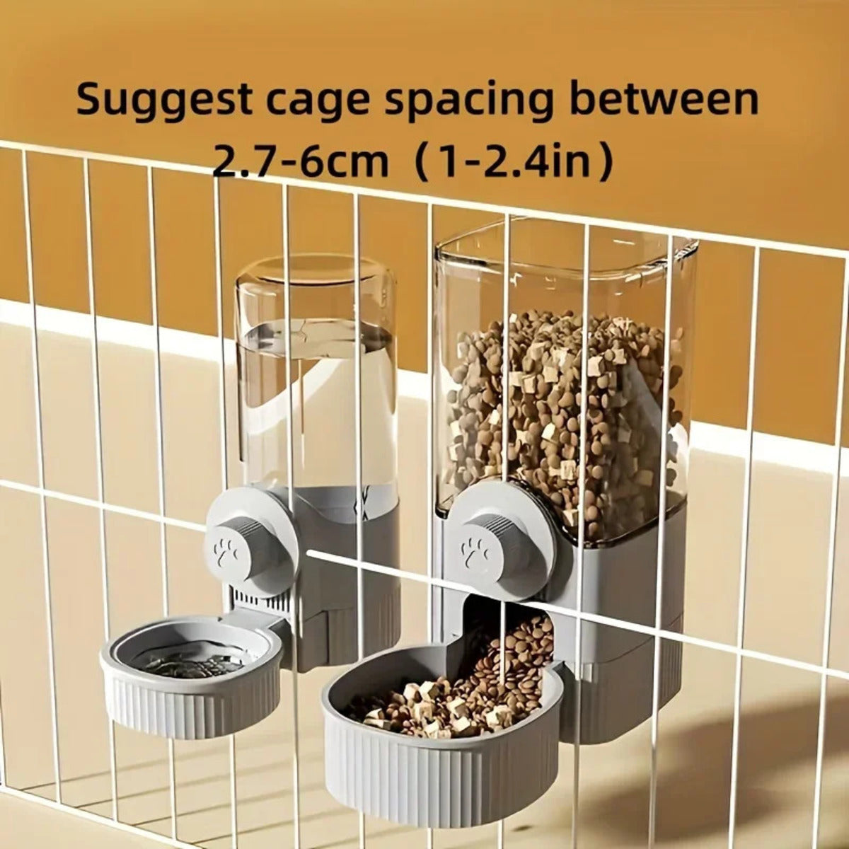 The Cage Butler: Automatic Gravity Dispenser For Small Pets