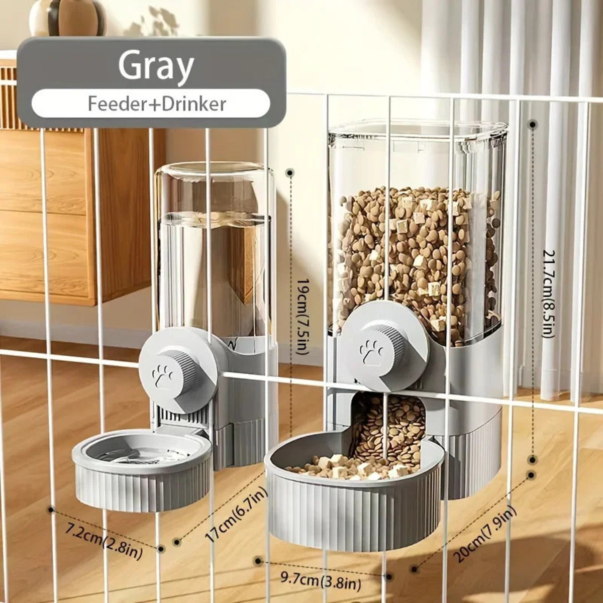 The Cage Butler: Automatic Gravity Dispenser For Small Pets