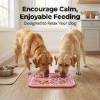 Slow Feeder Lick Mat for Dogs | Multi-Texture Enrichment Feeding Tray with Suction Cup | 4 Colours
