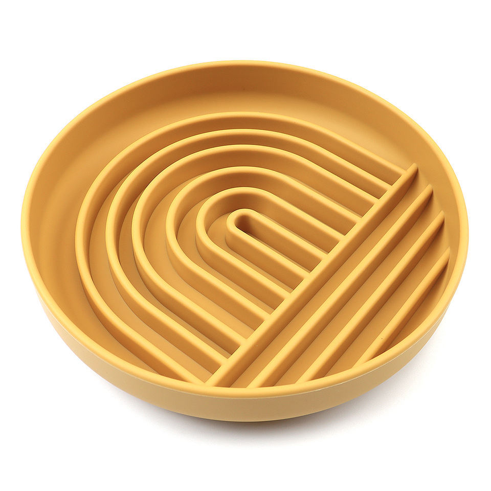 Aesthetic Slow Feeder Dog Bowl | Minimalist Anti-Bloat Bowl for Dogs & Cats | 3 Colours