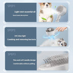 The HydraGroom Pro™: Ultrasonic Mist & UV Sanitizing Wand