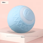 Automatic Cat Ball Toy | Self-Rolling Rechargeable Interactive Ball for Cats | Blue & Pink
