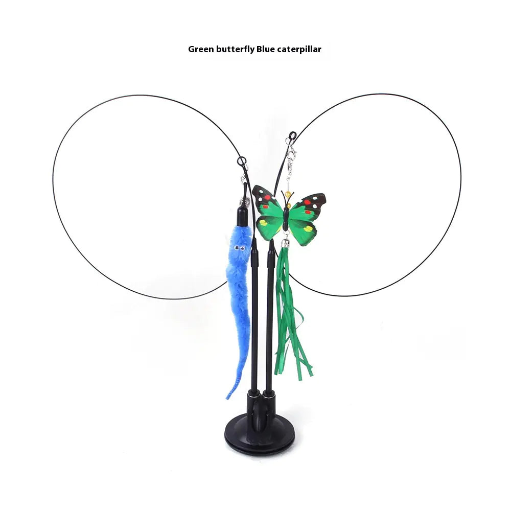 DuoPlay™ Interactive Suction & Handheld Cat Wand