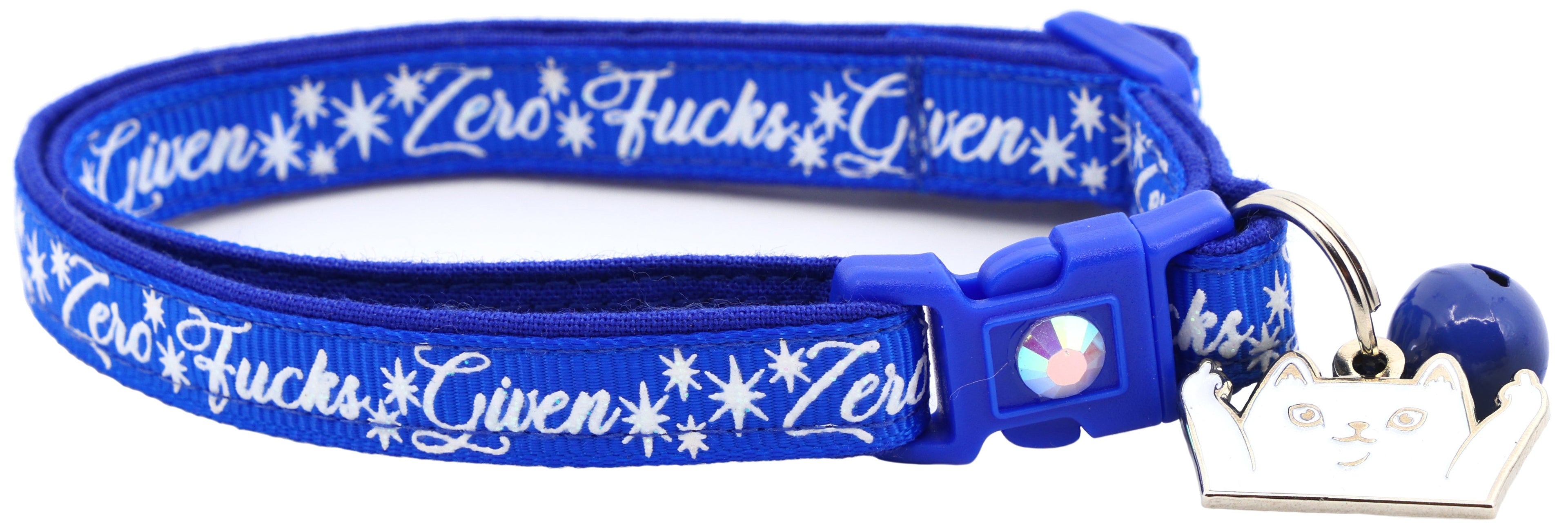 Zero Fucks Given Breakaway Cat Collar