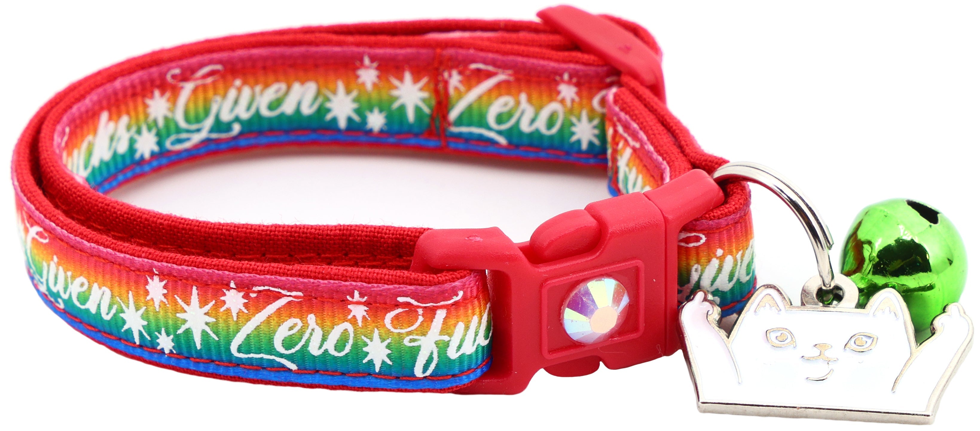 Zero Fucks Given Breakaway Cat Collar