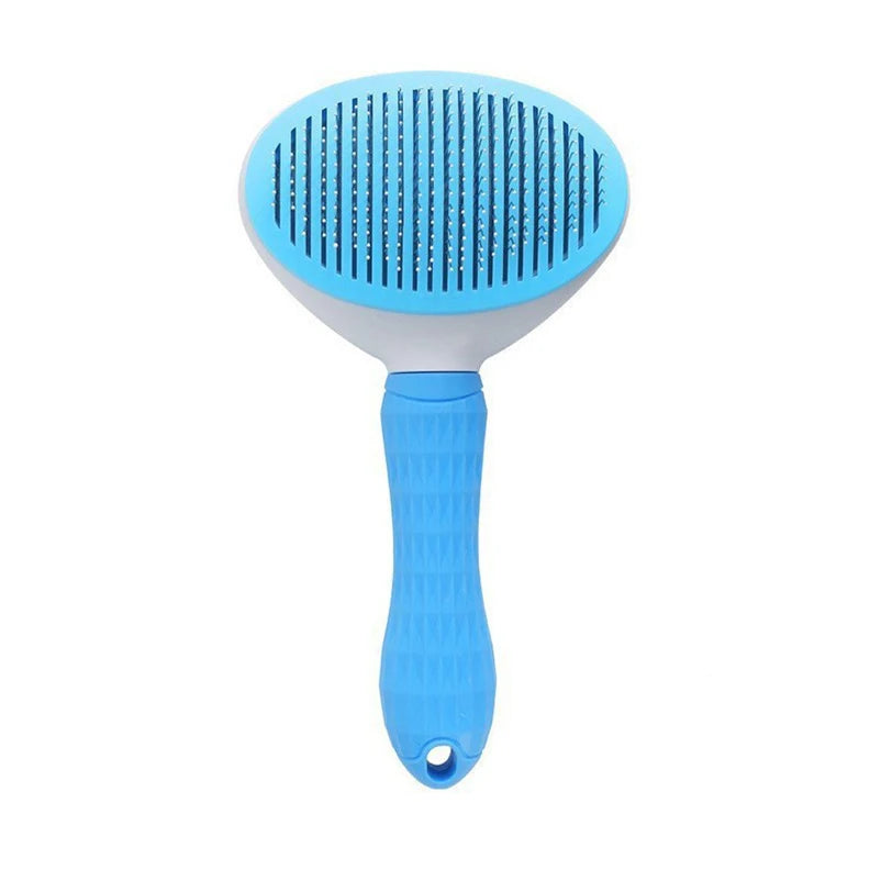 Cat & Dog Slicker Brush – Gentle Deshedding Grooming Brush for Long & Short Hair