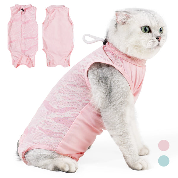 Cat Recovery Suit After Surgery – Breathable Post-Op Onesie for Cats | Spay & Neuter Wound Protection