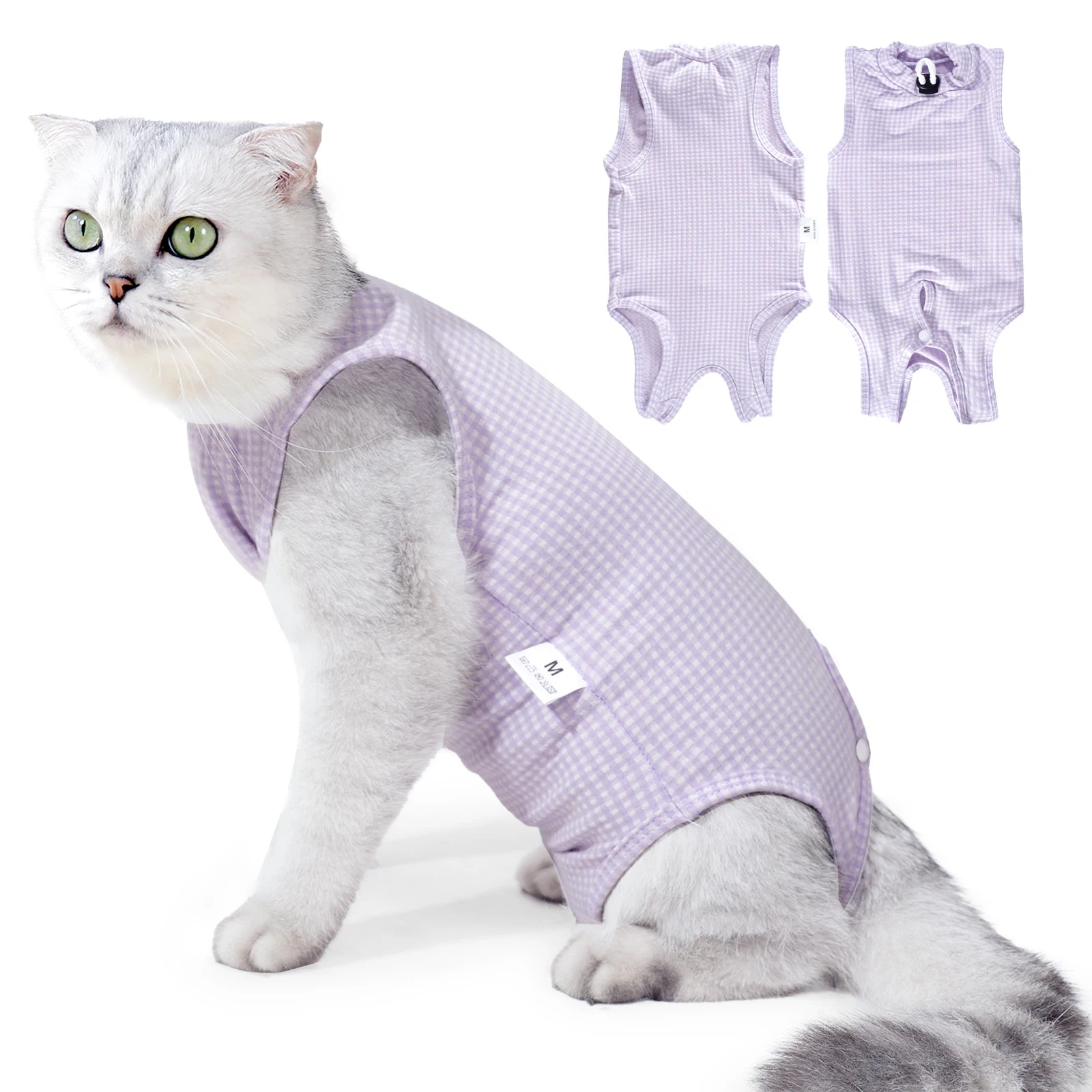 Cat Recovery Suit After Surgery | Soft Onesie for Spay, Neuter & Wound Protection