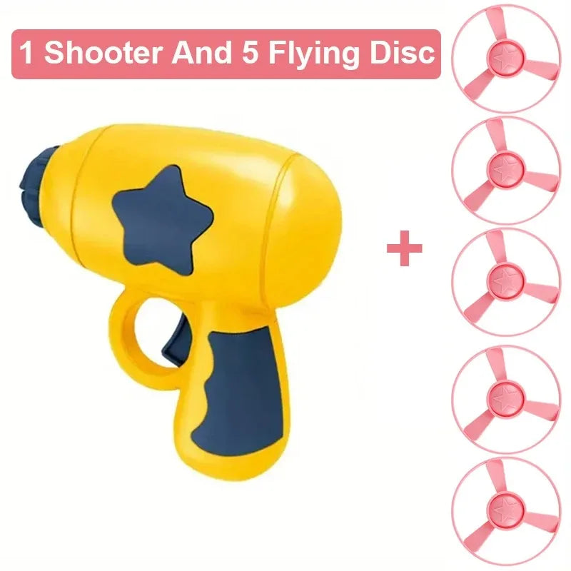 Flying Disc Launcher Interactive Cat Toy