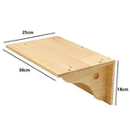 Wall Mounted Cat Climbing Shelves – Solid Wood Cat Wall Perch System with Steps, Hammock Bed & Sisal Scratch Areas