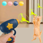Flying Disc Launcher Interactive Cat Toy