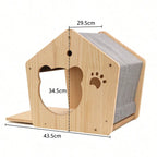 Wall mounted cat perches and platforms for indoor cats to climb and lounge