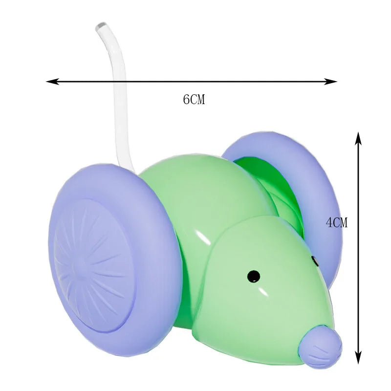 Touch-Activated Rolling Mouse Interactive Cat Toy