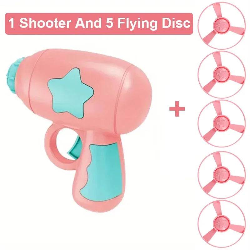 Flying Disc Launcher Interactive Cat Toy