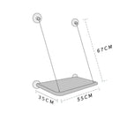 Cat window lounger dimensions diagram for window perch