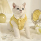 Fluffy Turtleneck Cat Sweater – Warm Plush Vest for Cats & Small Dogs | Fall & Winter