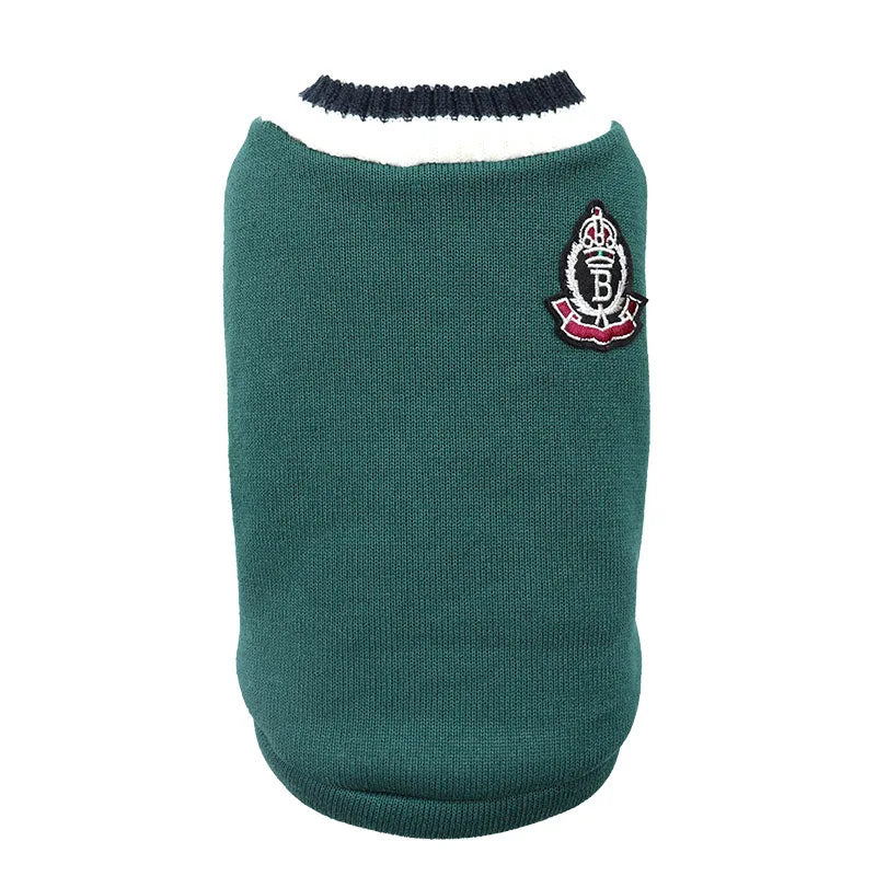 Striped Knit Cat Sweater – Cozy Pullover Vest for Cats & Small Dogs | Fall & Winter
