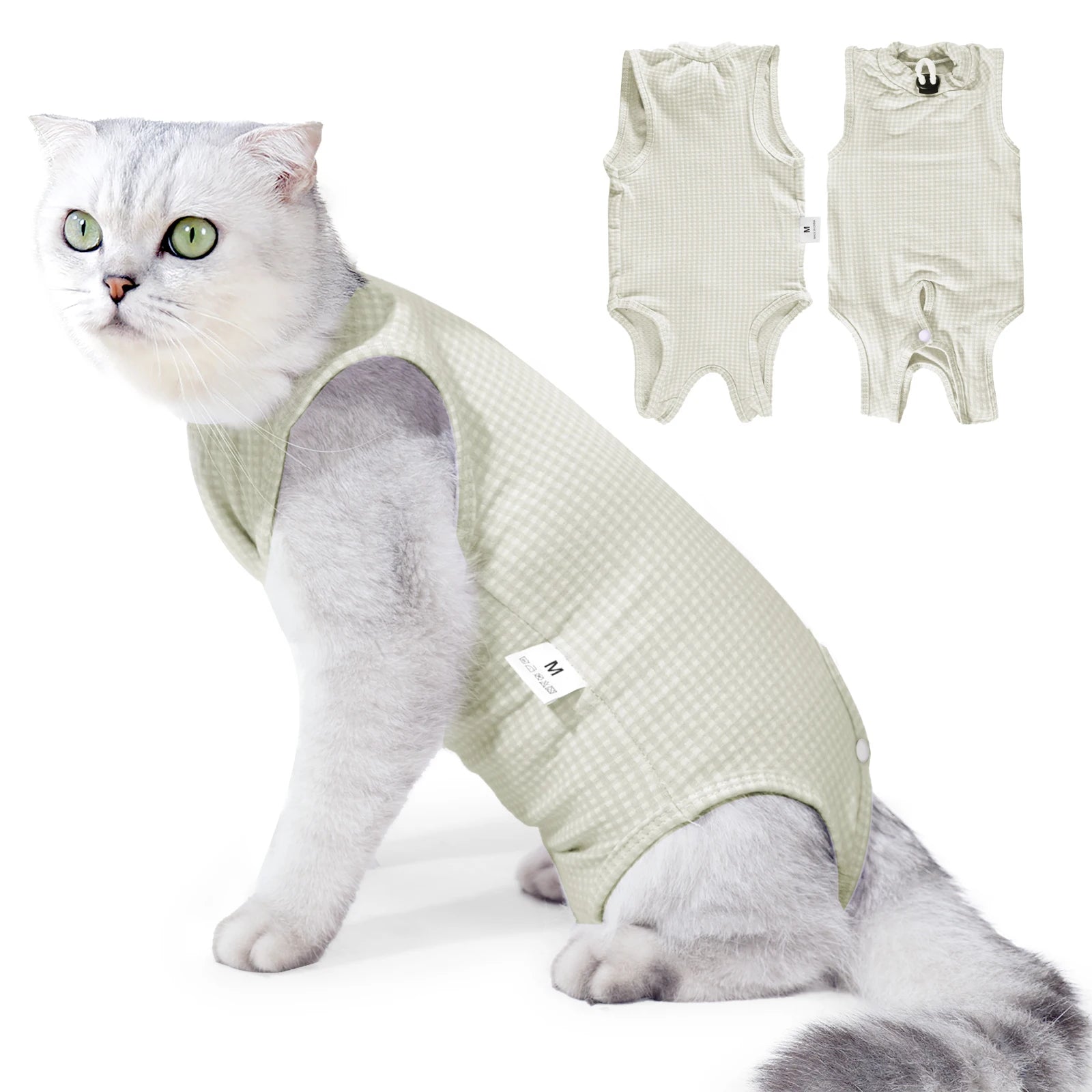 Cat Recovery Suit After Surgery | Soft Onesie for Spay, Neuter & Wound Protection