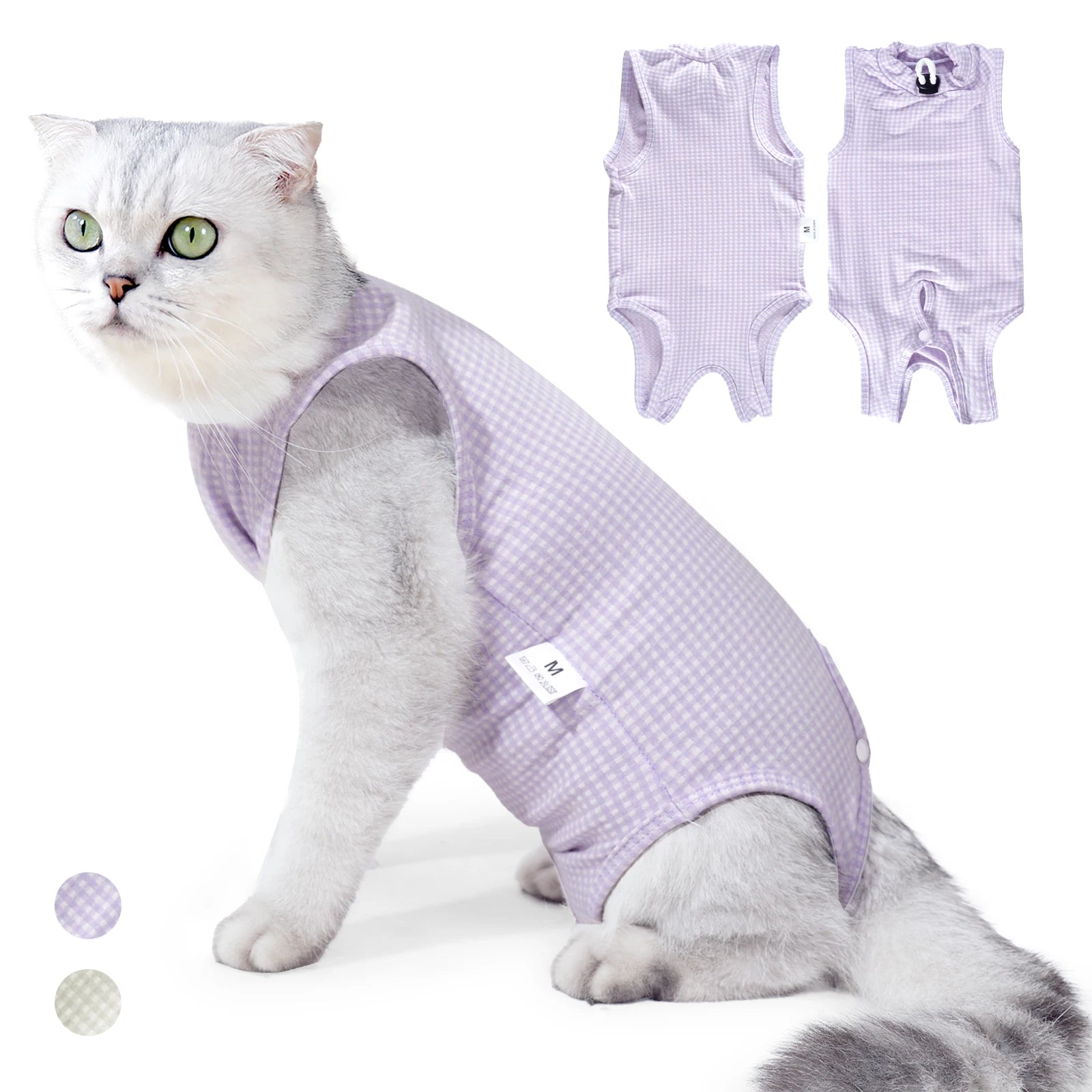 Cat Recovery Suit After Surgery | Soft Onesie for Spay, Neuter & Wound Protection