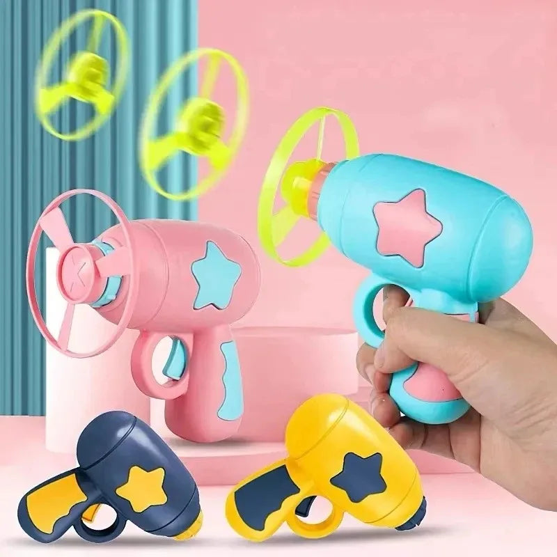 Flying Disc Launcher Interactive Cat Toy