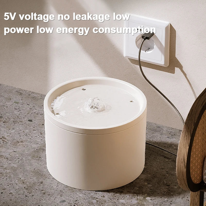 Automatic Ceramic Pet Water Dispenser - 1.5L Heavy Duty & Quiet