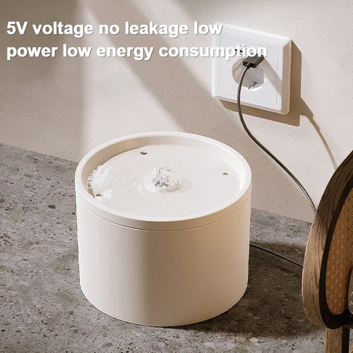 Automatic Ceramic Pet Water Dispenser - 1.5L Heavy Duty & Quiet