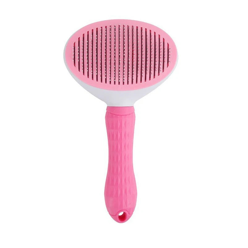 Cat & Dog Slicker Brush – Gentle Deshedding Grooming Brush for Long & Short Hair