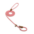Premium Braided Rope Leash & Adjustable Collar Set