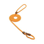 Premium Braided Rope Leash & Adjustable Collar Set