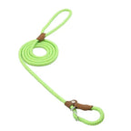 Premium Braided Rope Leash & Adjustable Collar Set