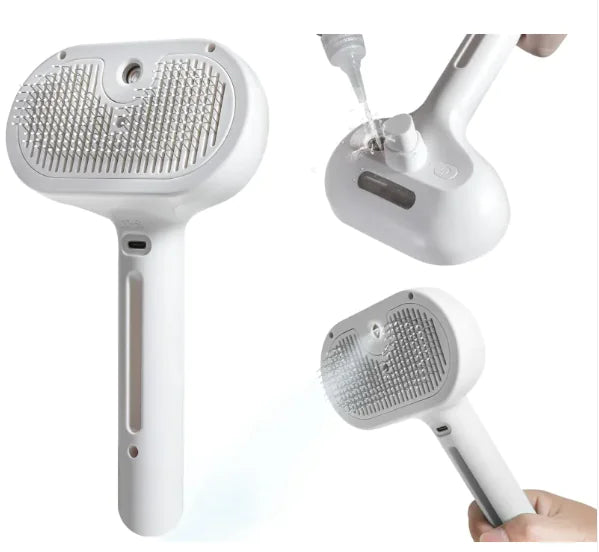 HydroMist Anti-Static Pet Grooming & Shedding Brush