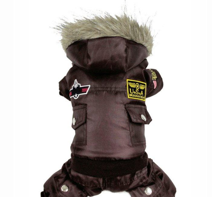 Aviator Pup: Stylish Four-Legged Cold Weather Coat
