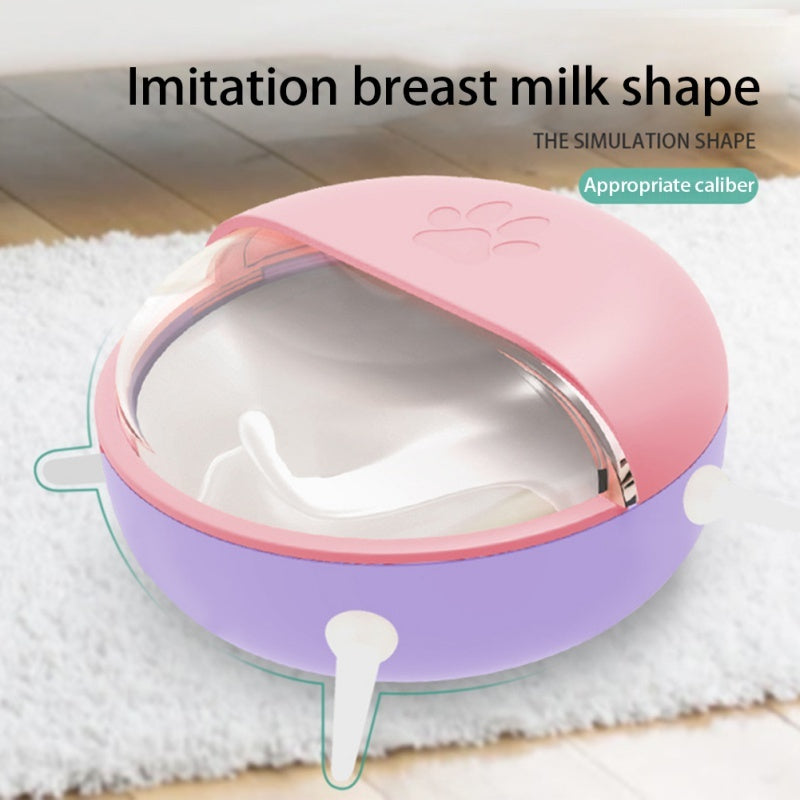 Newborn Kitten & Puppy Milk Feeder | Pet Nursing Bottle with Imitation Nipple | 3 Colours