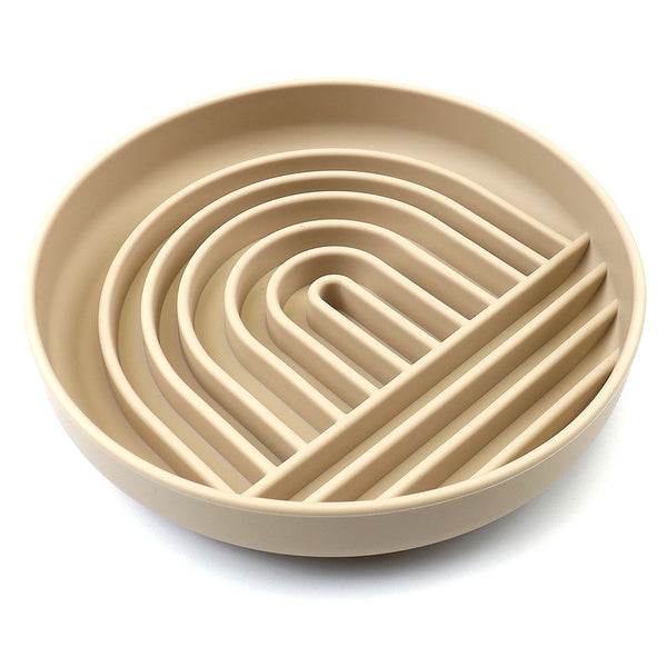 Aesthetic Slow Feeder Dog Bowl | Minimalist Anti-Bloat Bowl for Dogs & Cats | 3 Colours