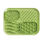 Slow Feeder Lick Mat for Dogs | Multi-Texture Enrichment Feeding Tray with Suction Cup | 4 Colours