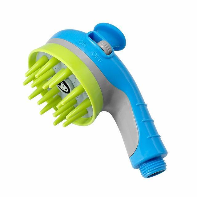 Pet Shower Sprayer | Handheld Dog Bath Sprayer with Massage Bristles | 2 Colours
