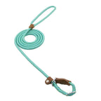 Premium Braided Rope Leash & Adjustable Collar Set